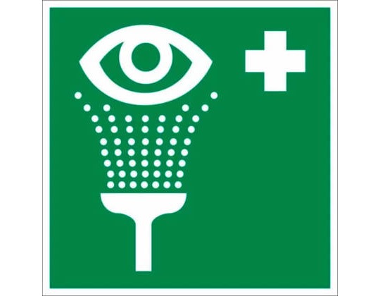 Знак ЕС-04 (Пункт обработки глаз)