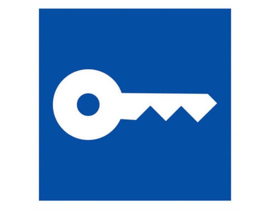 Знак D-04 (Место хранения ключа)