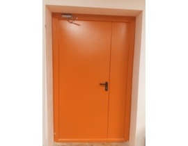 Двустворчатые металлические противопожарные (Ei60, Ei90) и технические двери