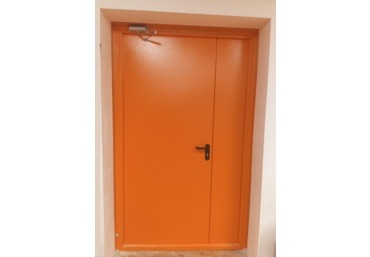 Двустворчатые металлические противопожарные (Ei60, Ei90) и технические двери